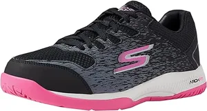 Skechers Women's Viper Court-Athletic Indoor Outdoor Pickleball Shoes with Arch Fit Support Sneakers